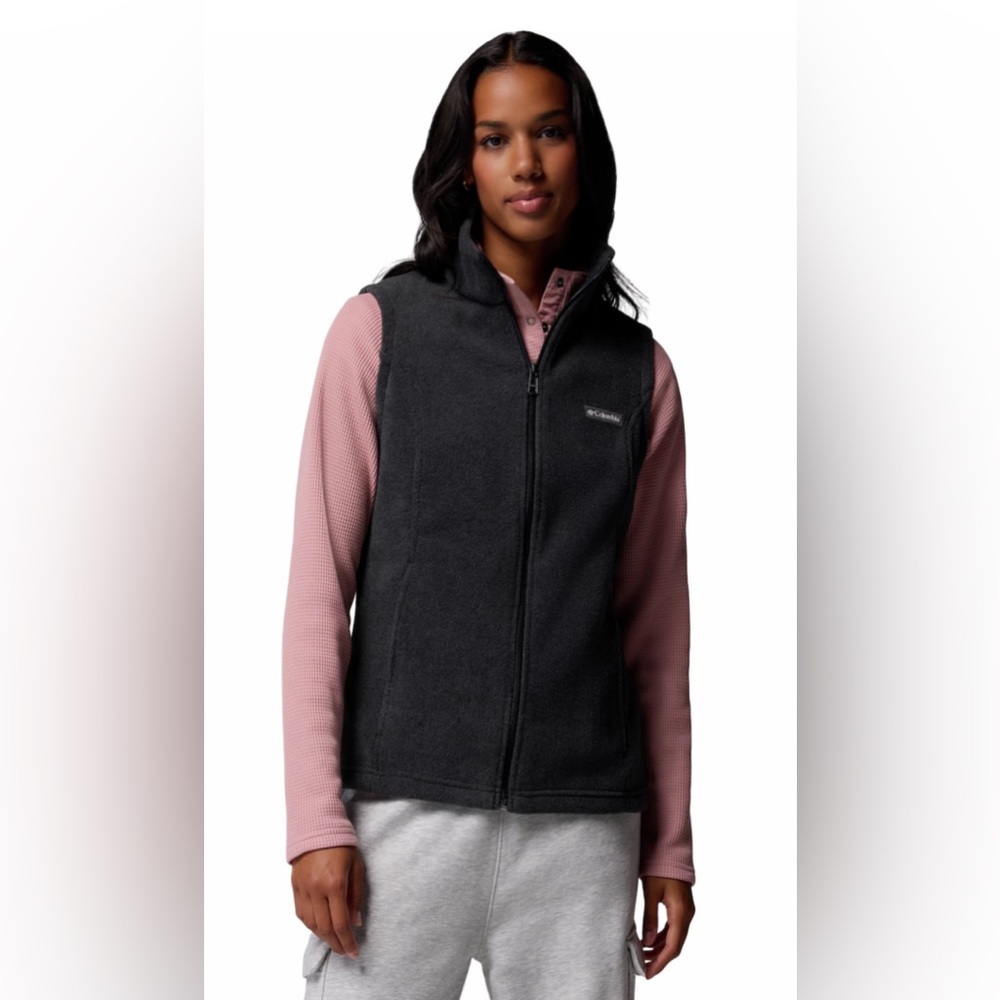 Columbia Charcoal Fleece Vest
